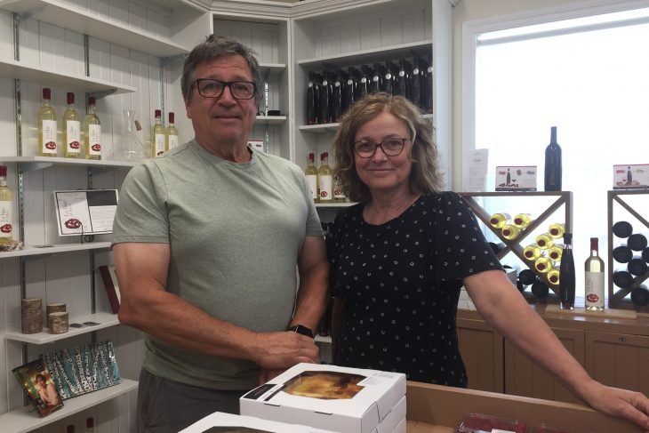 Marc Renaud et sa femme, Marie, vignerons